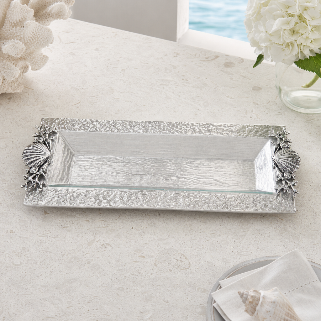 Shell/Sea Life Oblong Tray