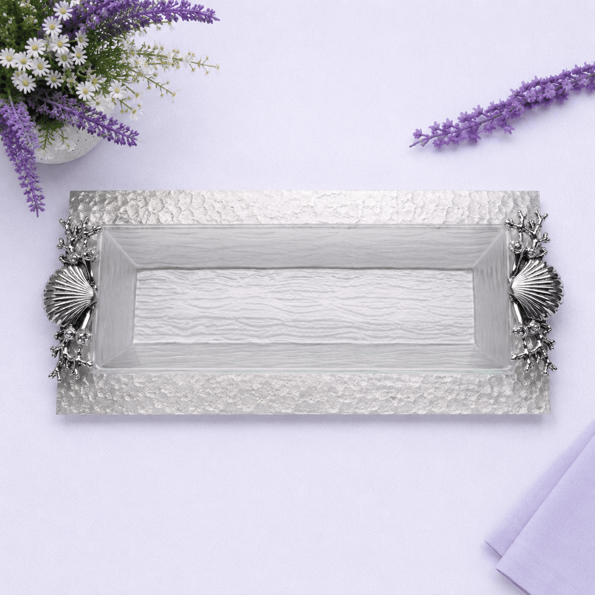 Shell/Sea Life Oblong Tray