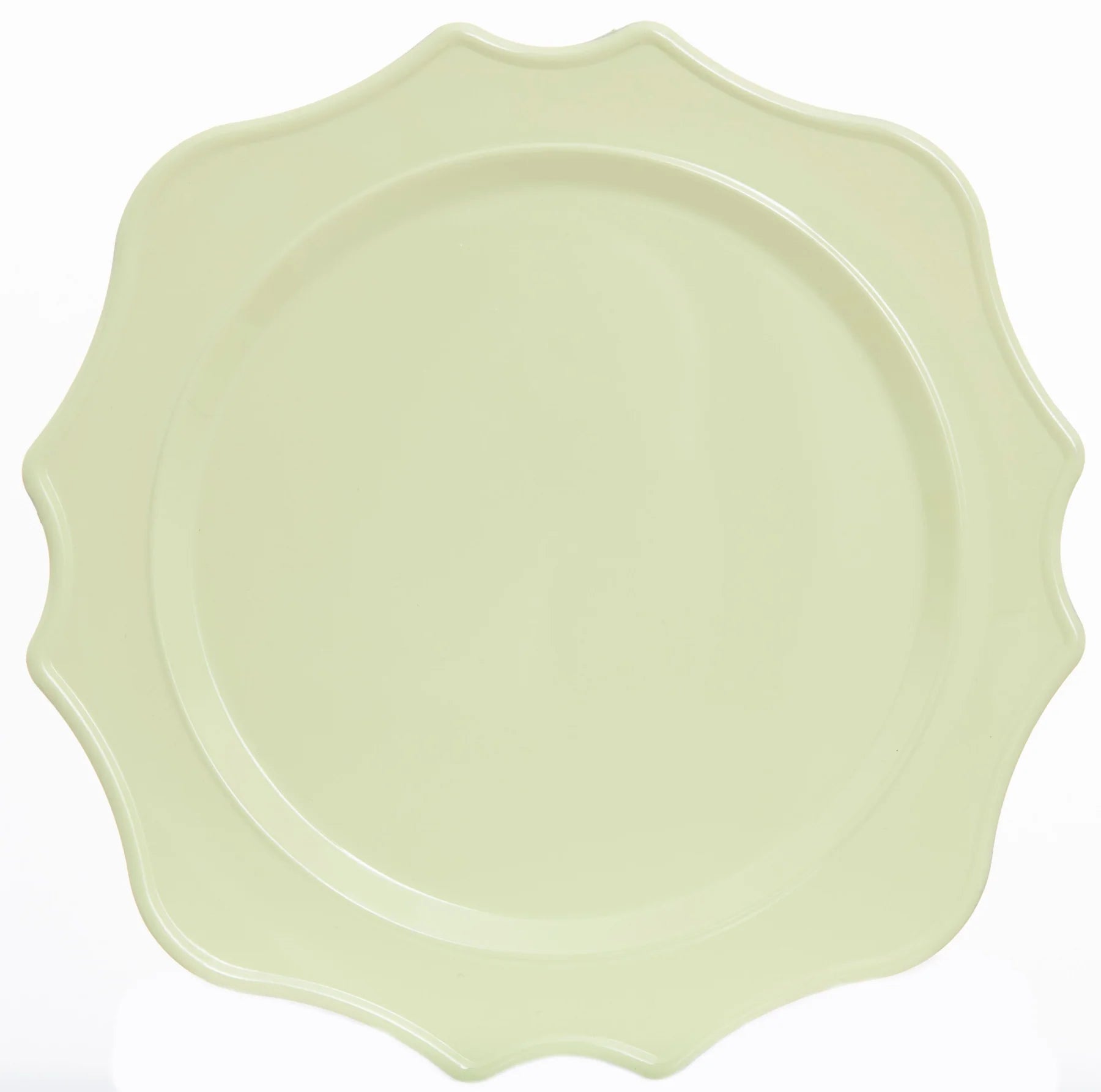 Scalloped Melamine Charger (4 Colors)