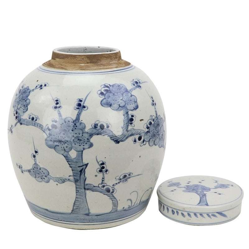 Cherry Blossom Flat Top Jar