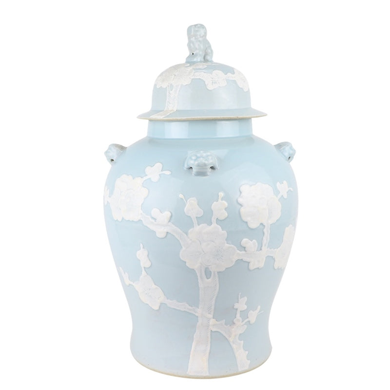 PASTEL PALE BLUE CHERRY BLOSSOM Jar