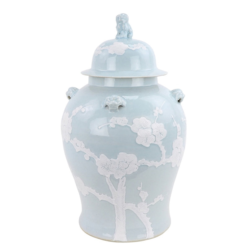 PASTEL PALE BLUE CHERRY BLOSSOM Jar