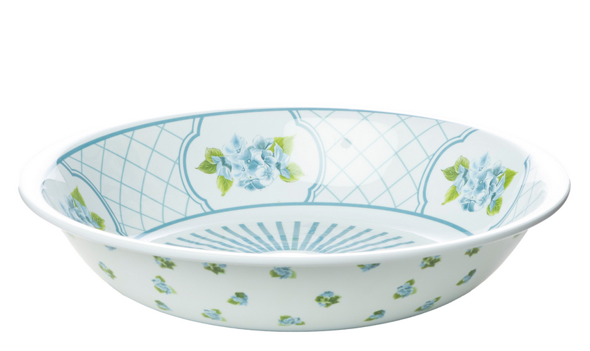 Blue Hydrangea Melamine Dinnerware Collection