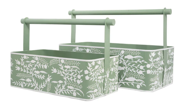 Soft Green Chinoiserie Garden Set