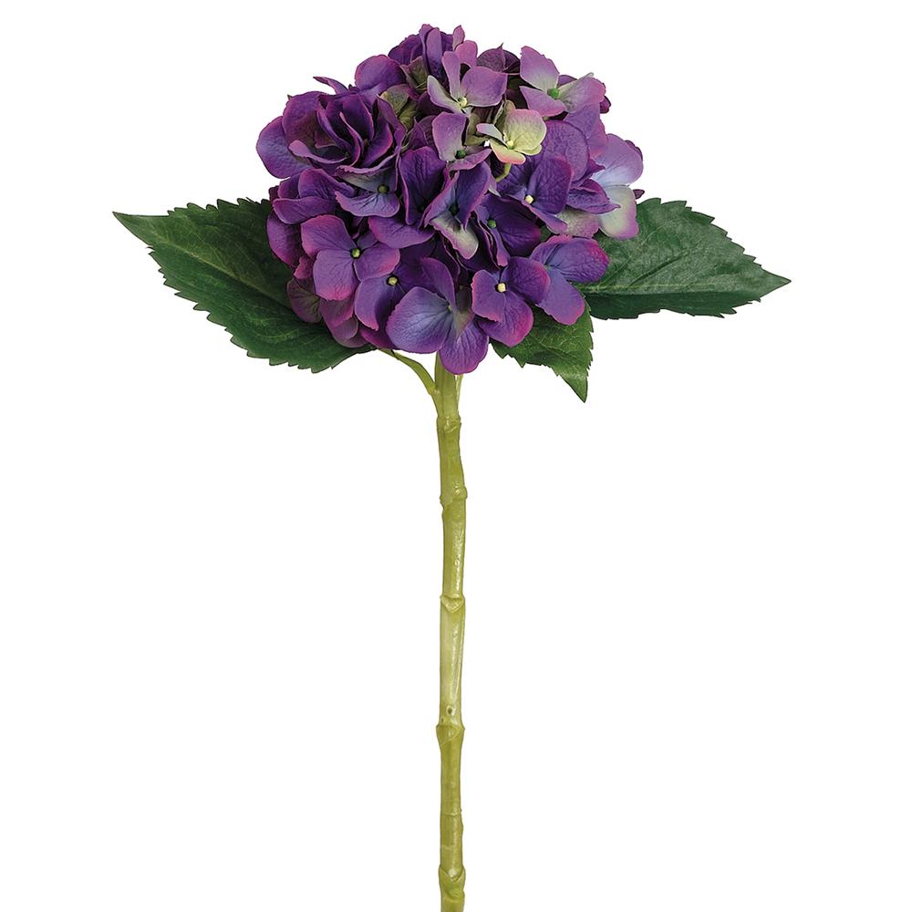 Lifelike purple hydrangeas (box of 12)