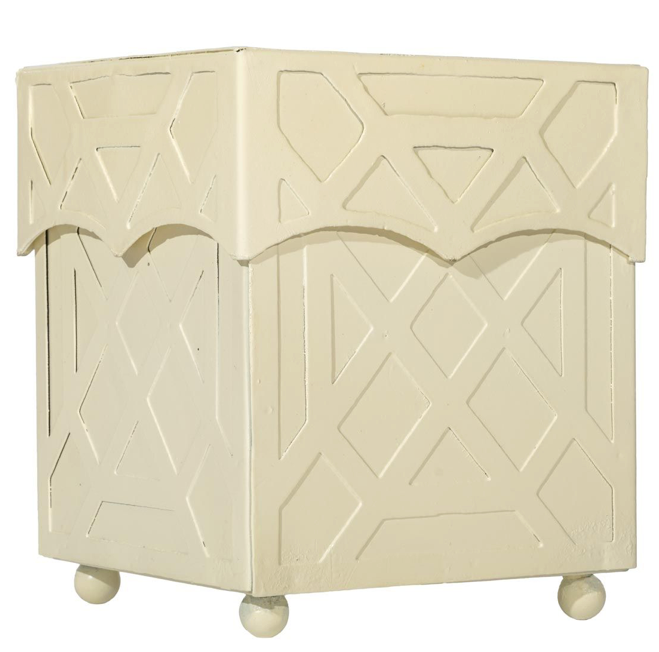 Cream Chippendale Tissue Holder