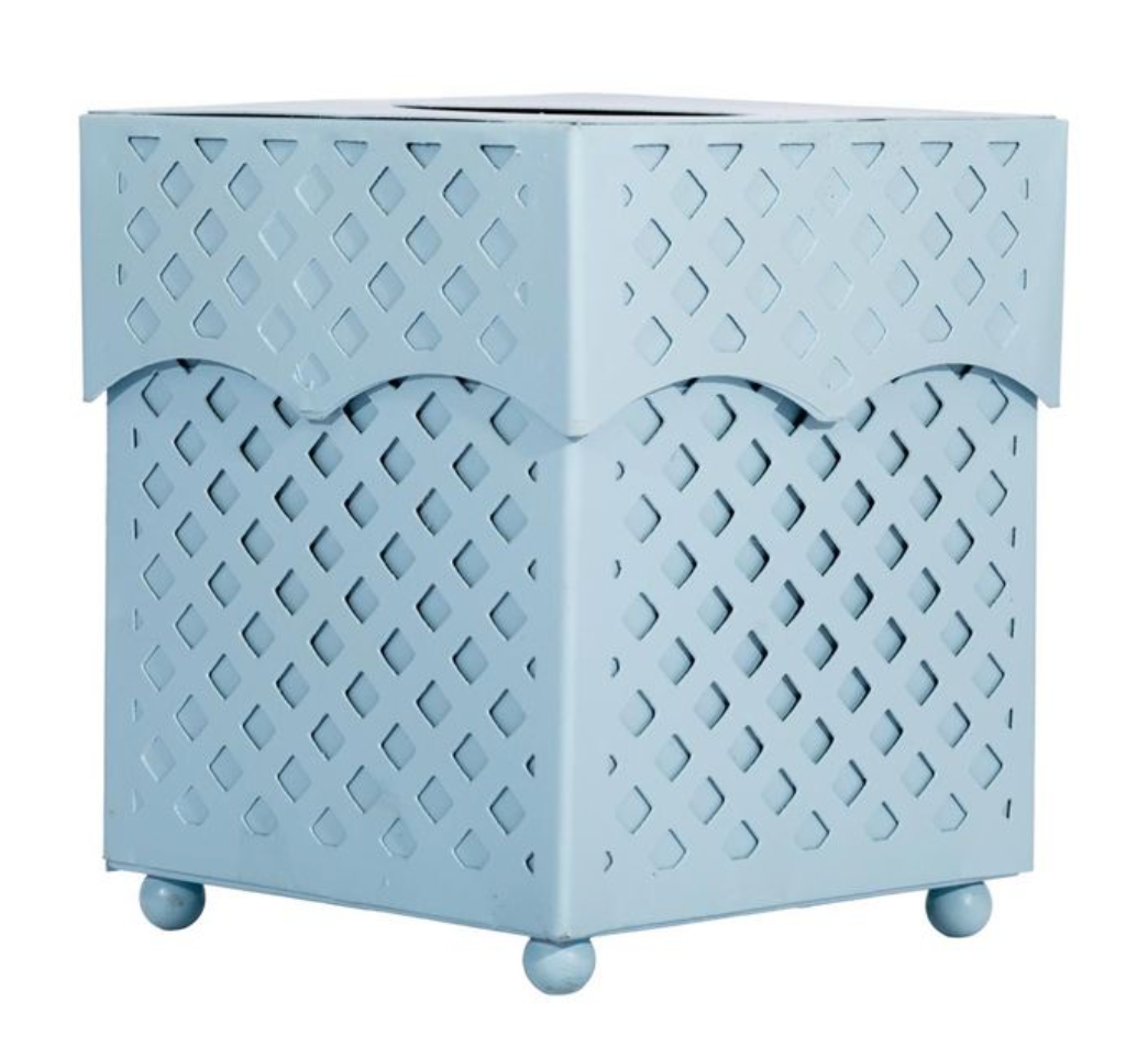 Blue Lattice Tissue Holder