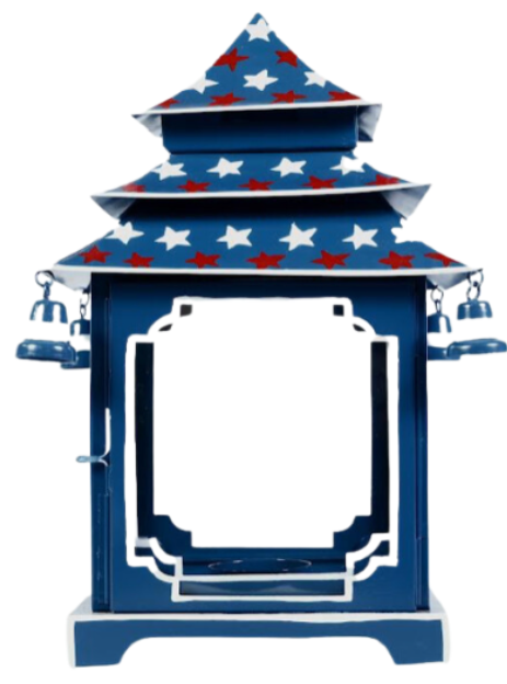 Our red, white and blue patriotic pagoda (large)