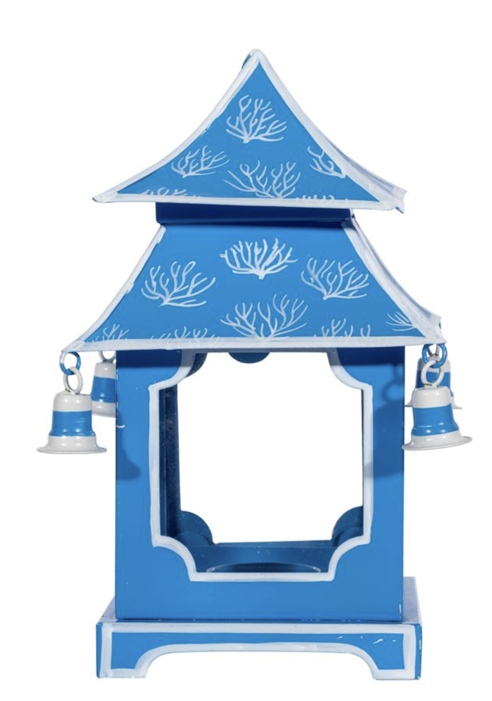 Incredible blue coral/white pagoda