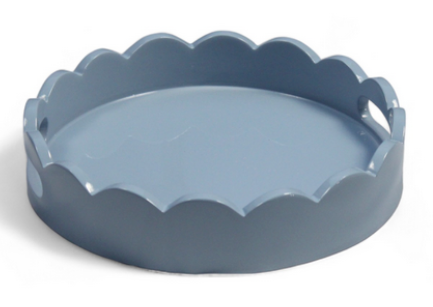 Soft Blue Lacquered Tray