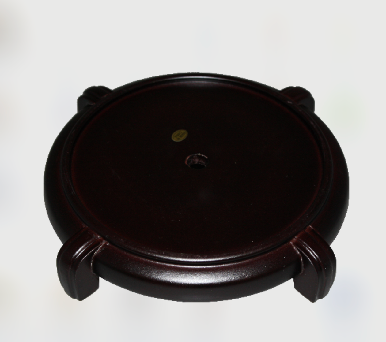 Round Wood Display Base