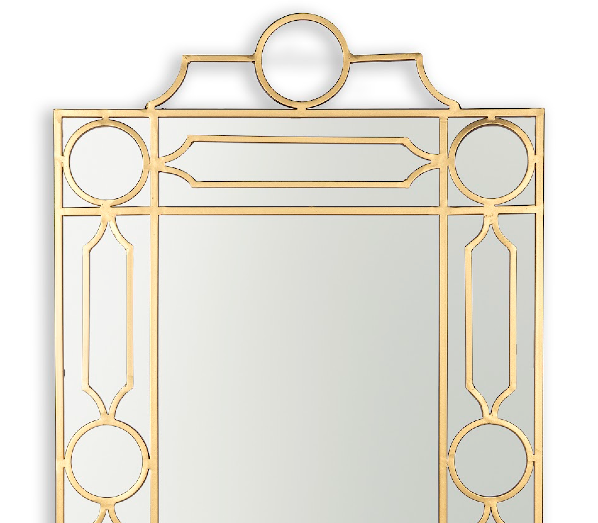 Antique Fretwork & Trellis Mirror