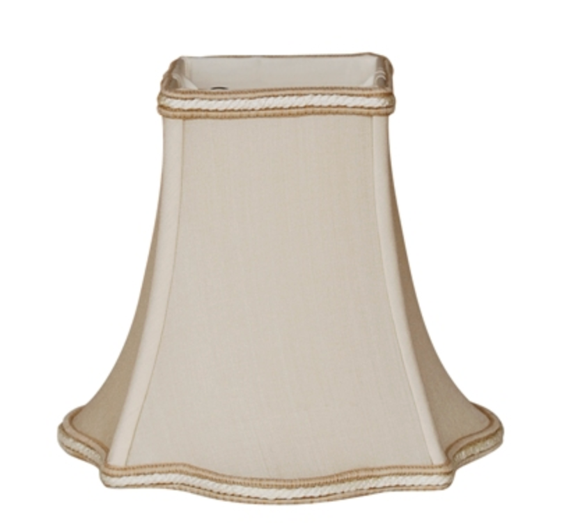 Square Silk Sconce & Chandelier Shade (2 colors)