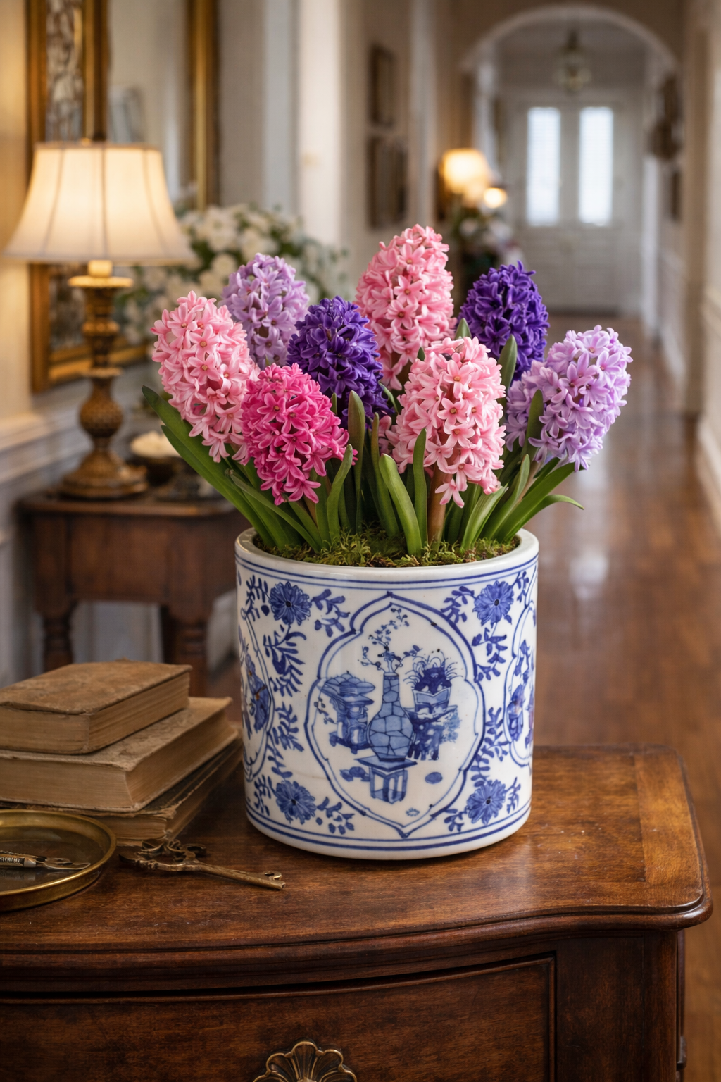 Mid Size Round Trellis Planter