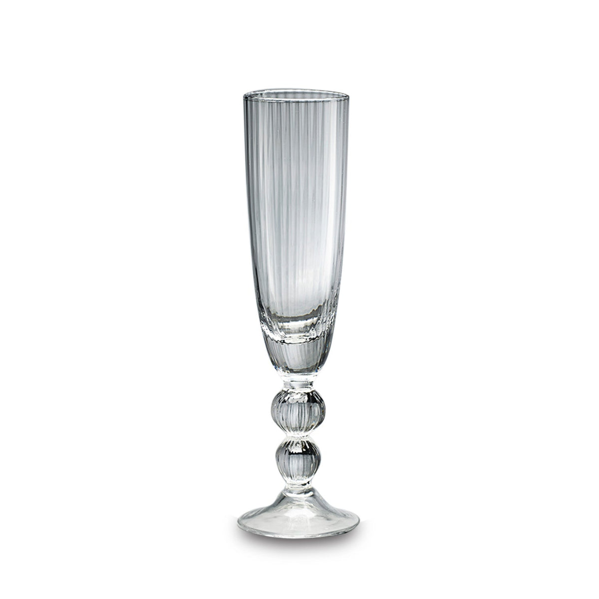 GLASS Venice Champagne Flute Set of 4 (Clear) 6 fl oz