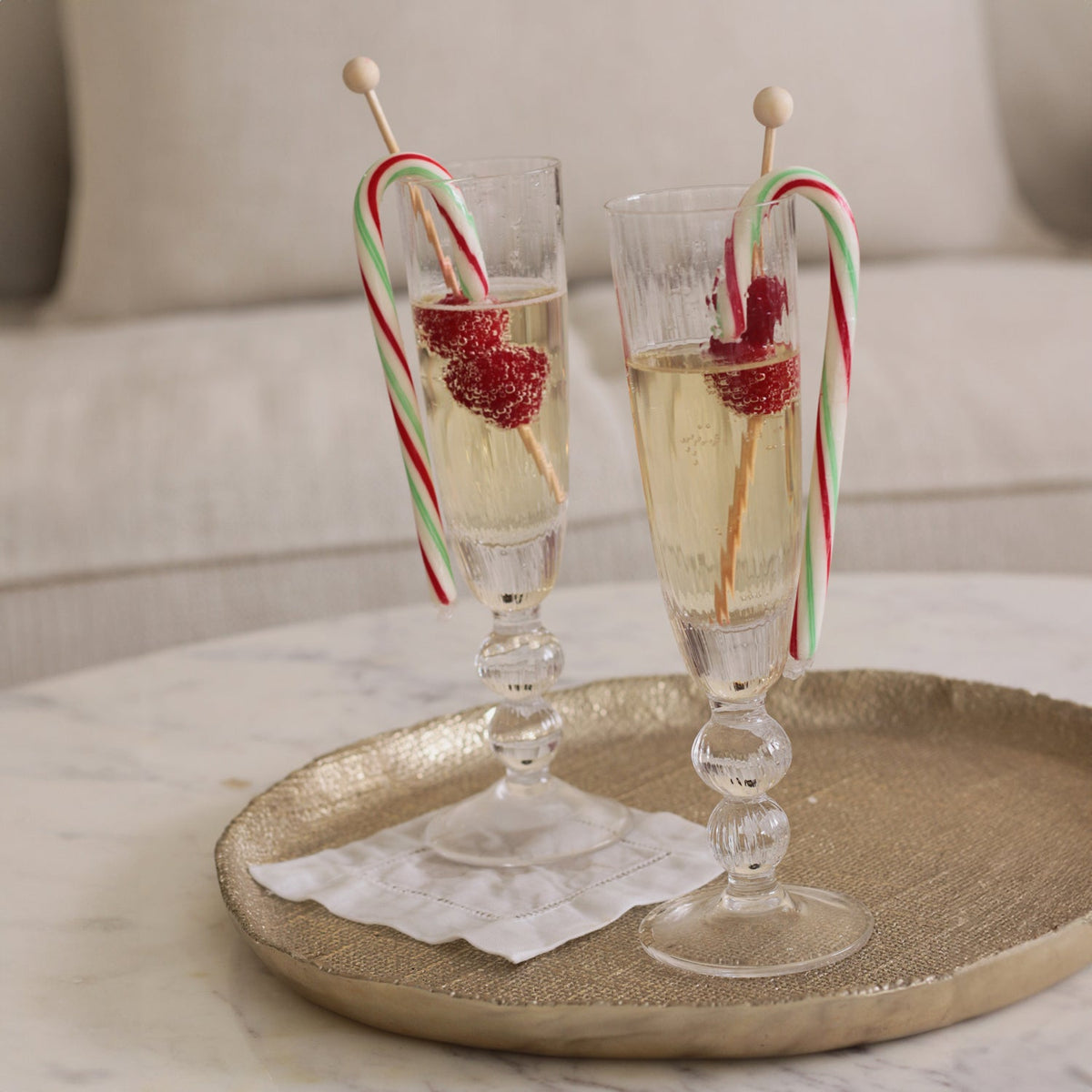 GLASS Venice Champagne Flute Set of 4 (Clear) 6 fl oz