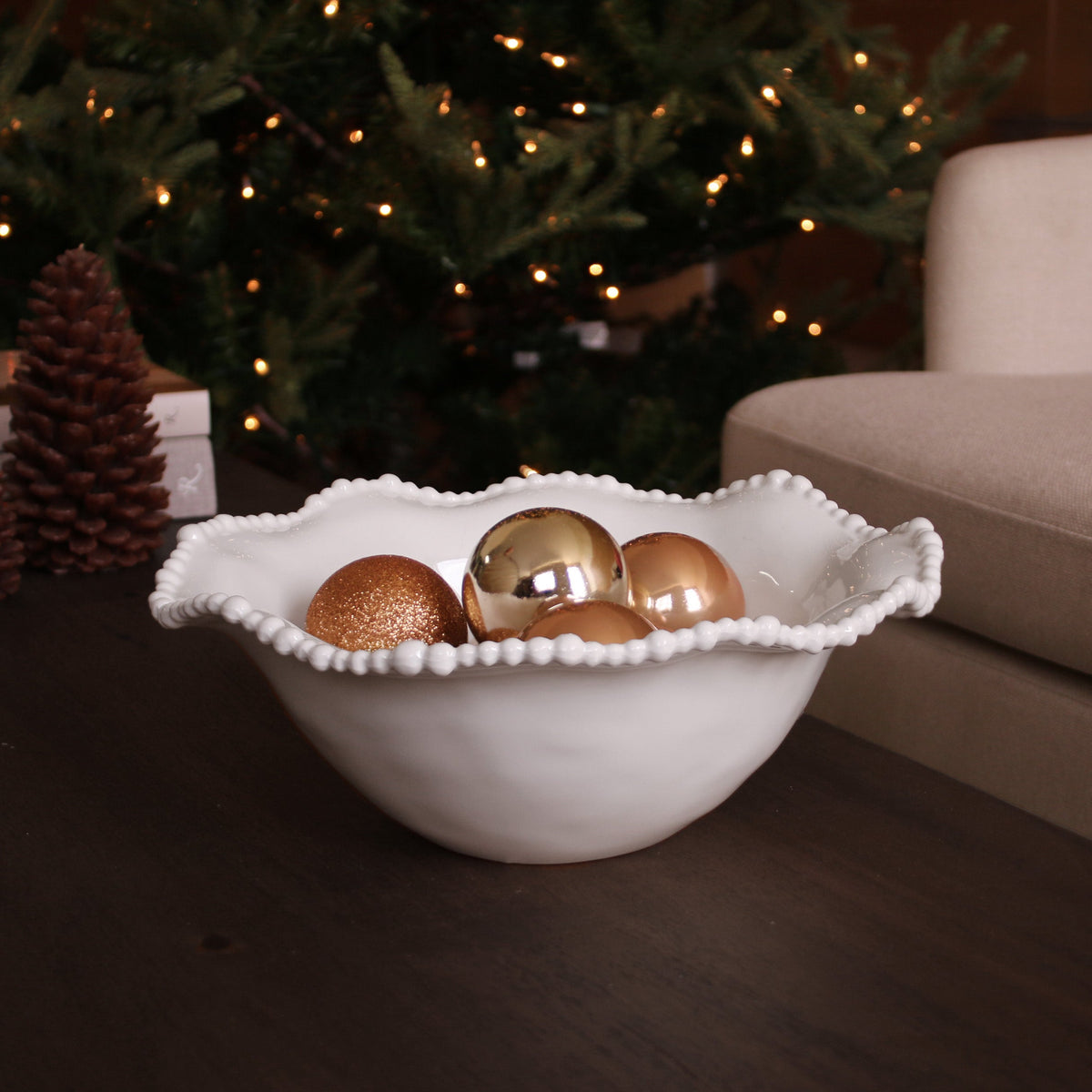 VIDA Alegria Large Bowl White