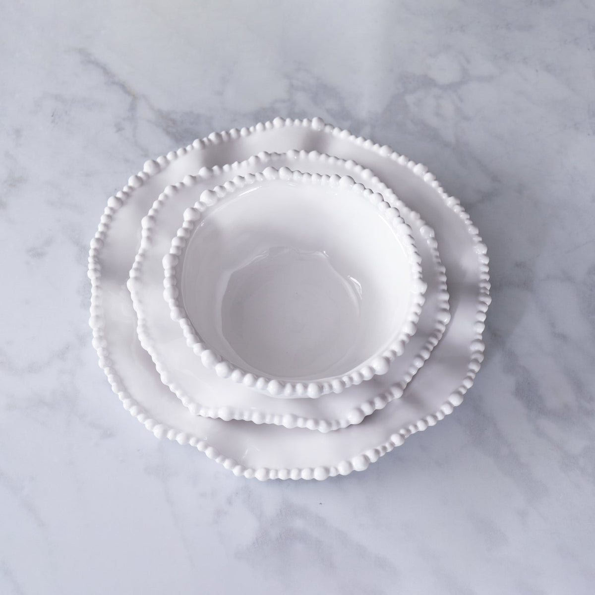 VIDA Alegria Dinner Plate Set of 4 (White)