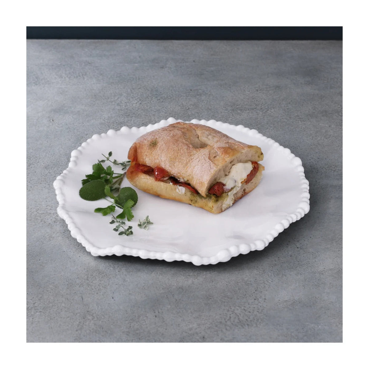 VIDA Alegria Salad Plate Set of 4 (White)