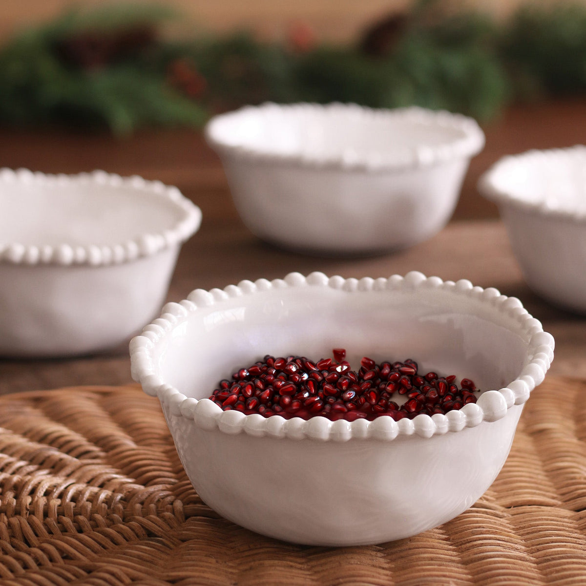 VIDA Alegria Cereal Bowl Set of 4 (White)