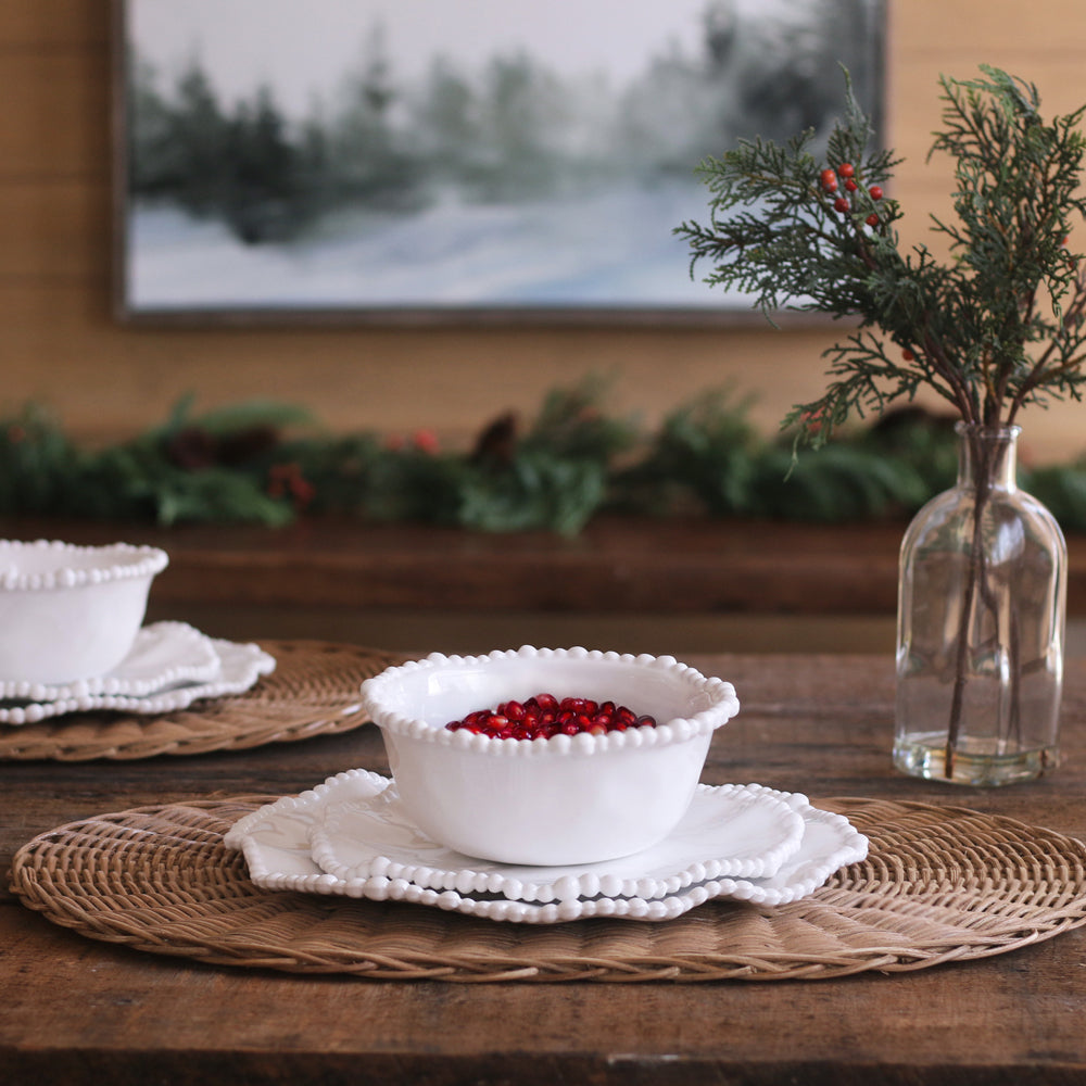 VIDA Alegria Cereal Bowl Set of 4 (White)