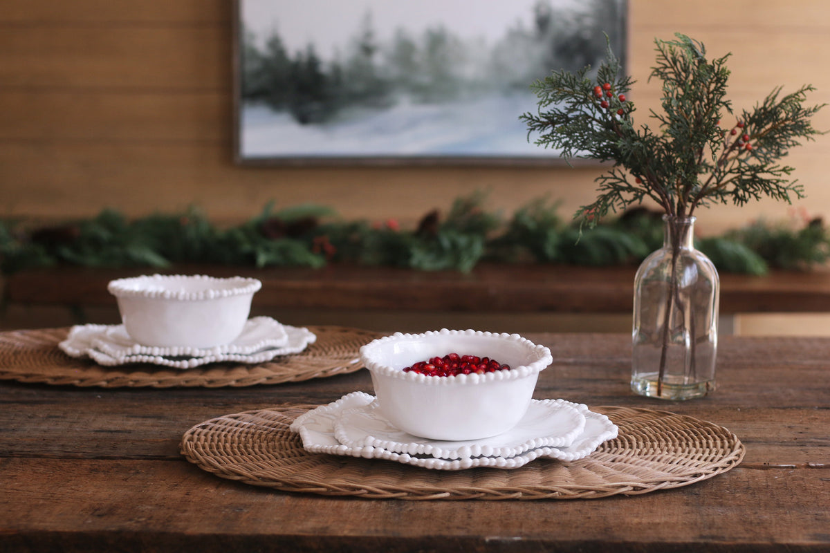 VIDA Alegria Cereal Bowl Set of 4 (White)