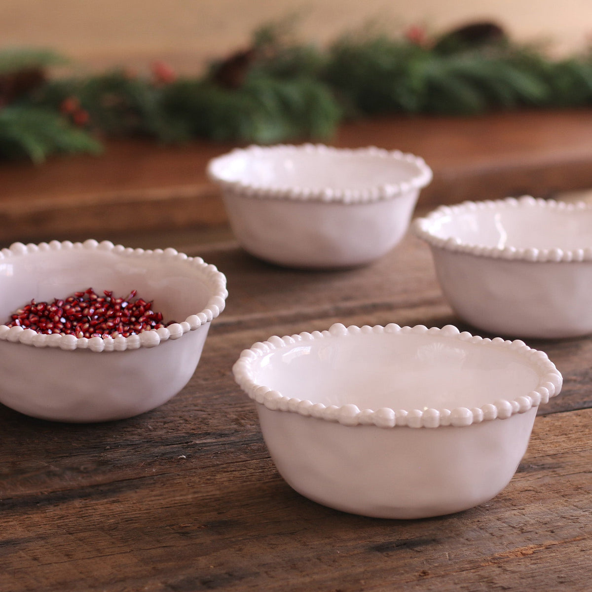 VIDA Alegria Cereal Bowl Set of 4 (White)