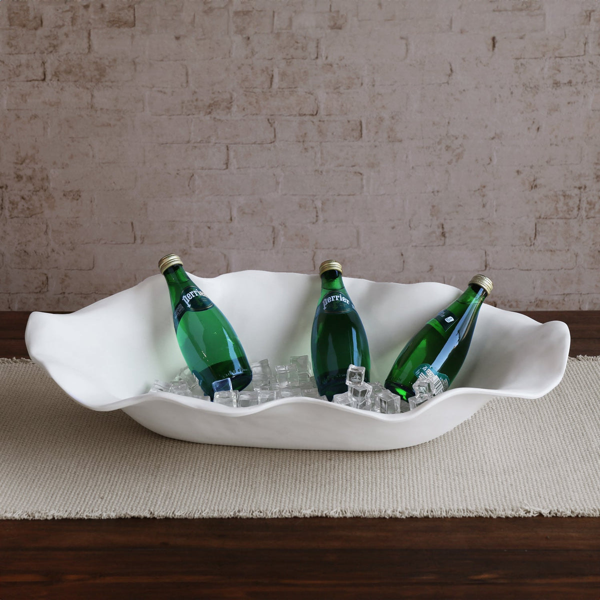 VIDA Nube Extra Large Oval Centerpiece (White)