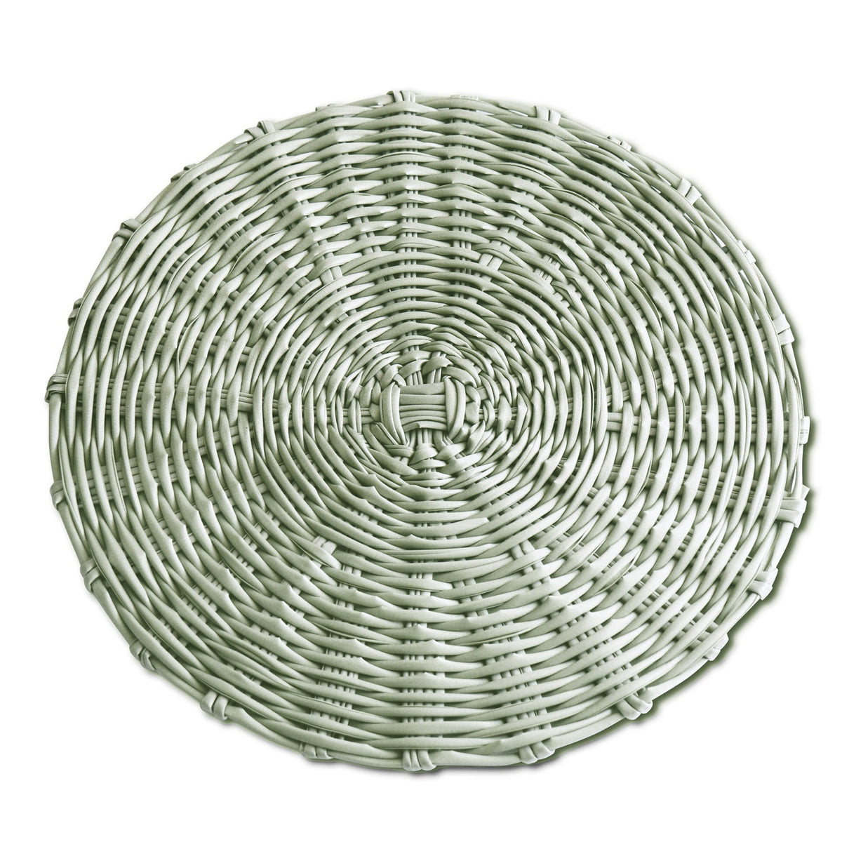 VIDA Faux Wicker Placemats Set of 4 (Sage)