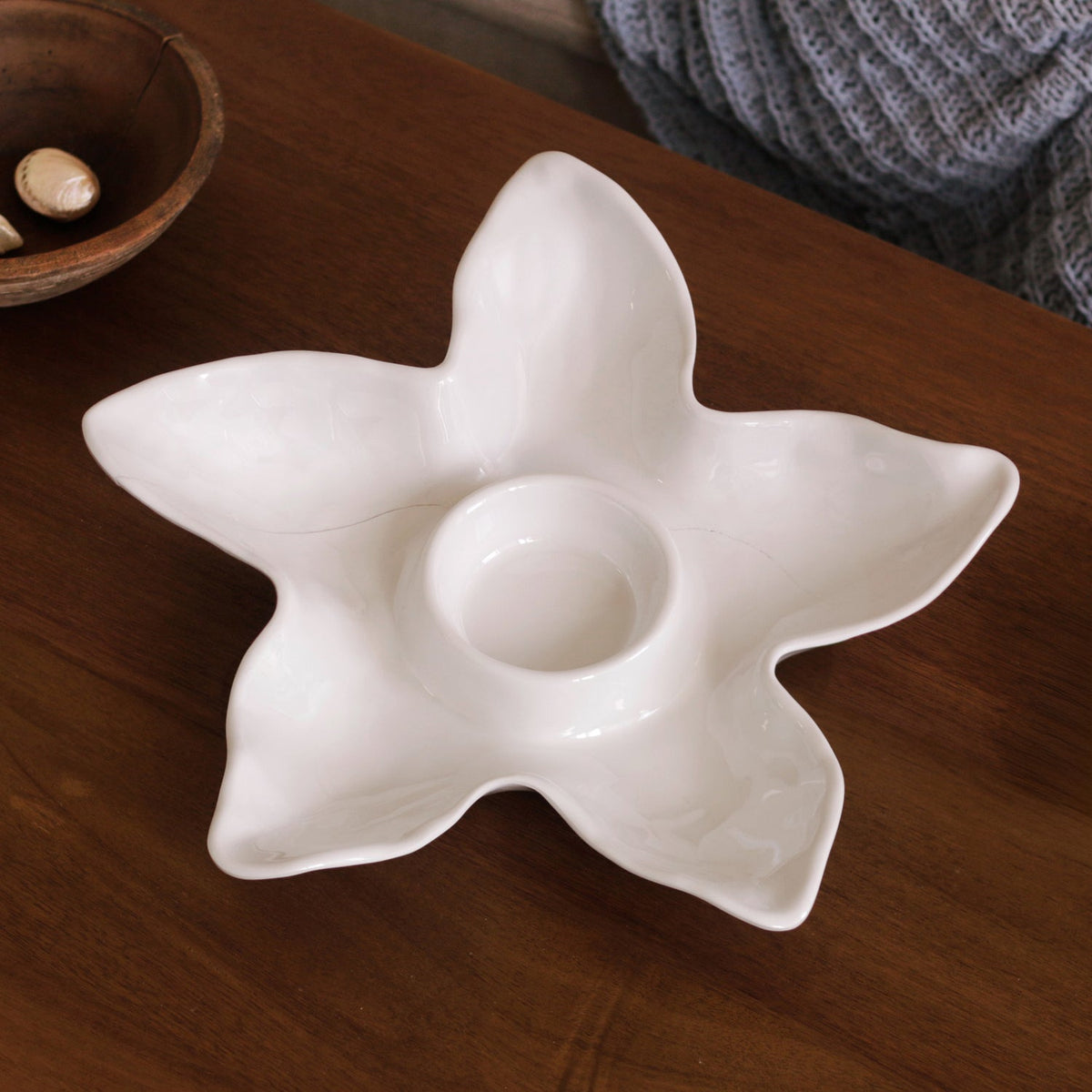 VIDA Ocean Starfish Chip & Dip (White)