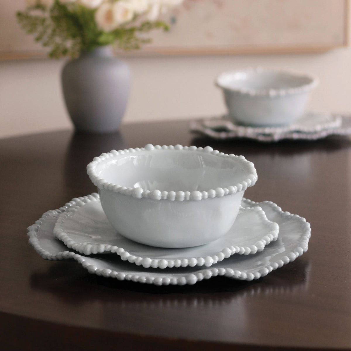 FINAL SALE - VIDA Alegria Dinner Plate Set of 4 (Blue)