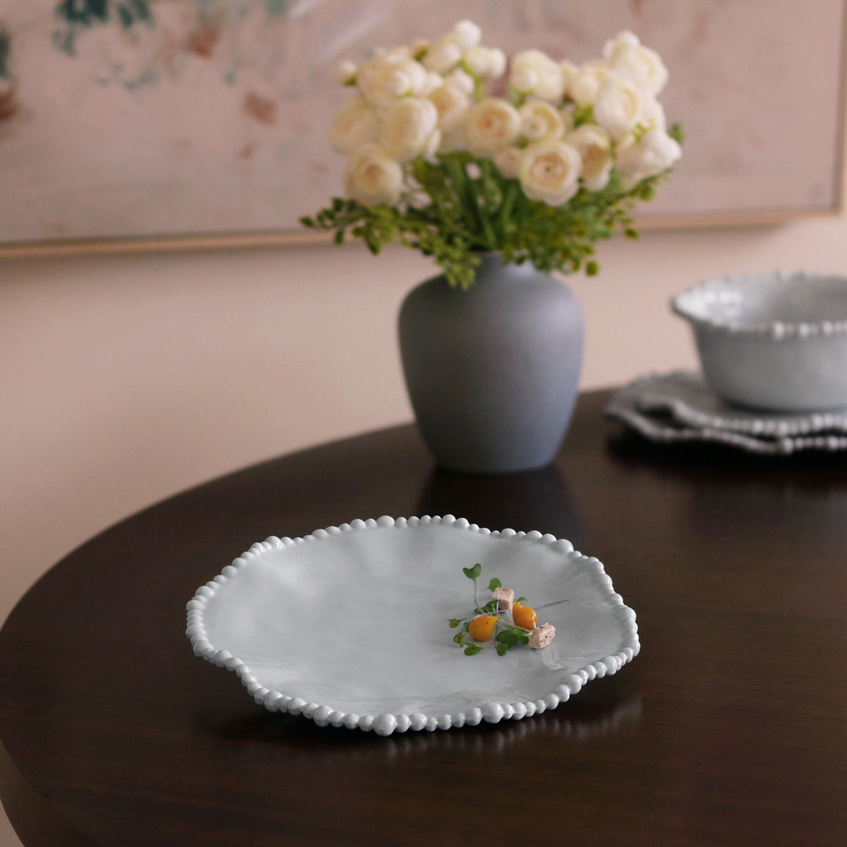 FINAL SALE - VIDA Alegria Salad Plate Set of 4  (Blue)