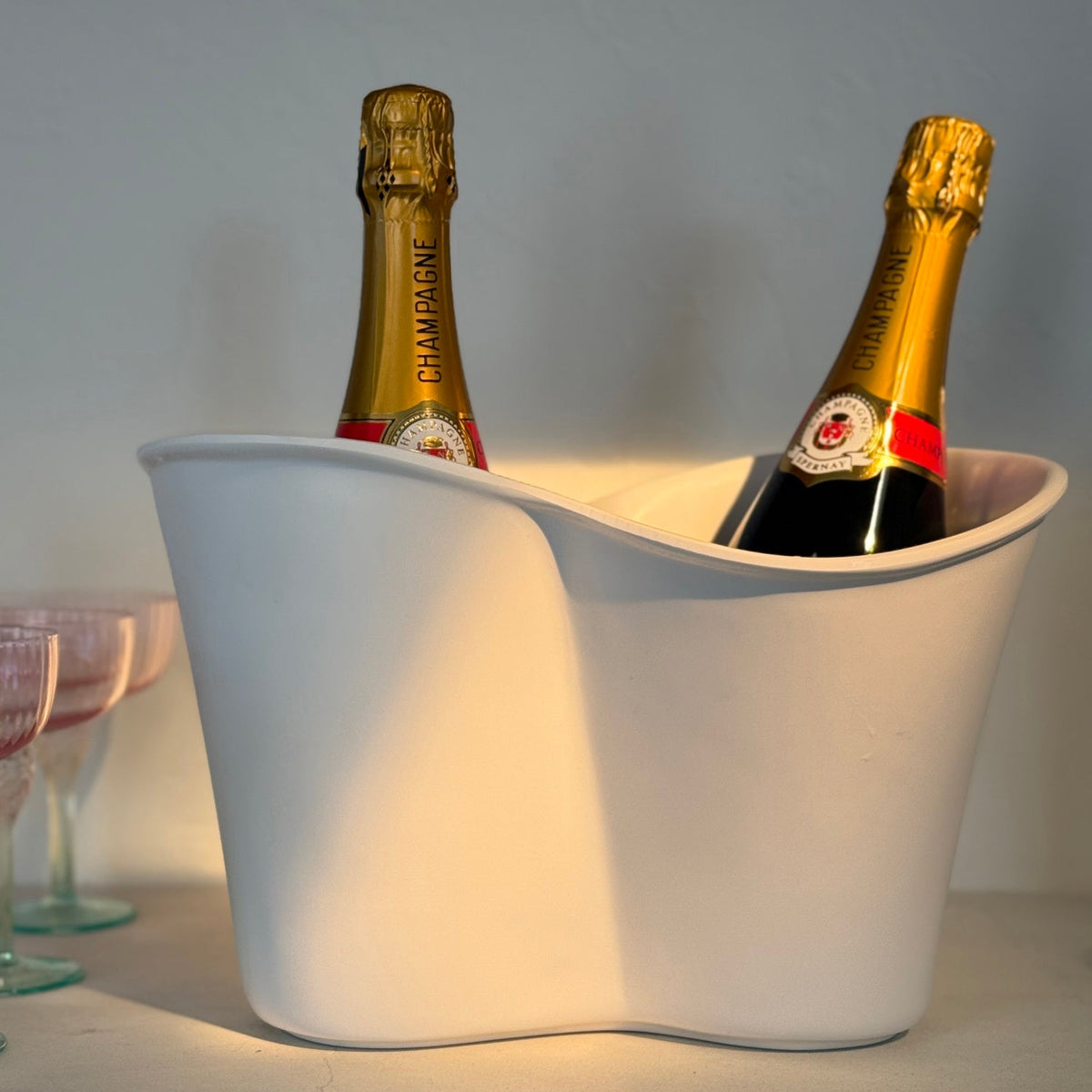 VIDA Nube Double Ice Bucket (White)