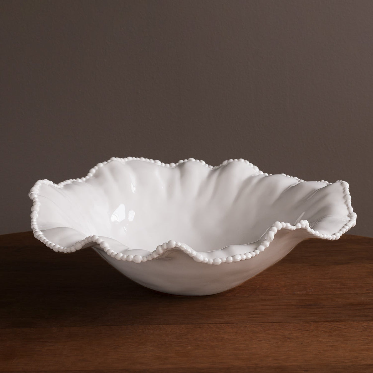 VIDA Alegria Extra Large Round Centerpiece (White)