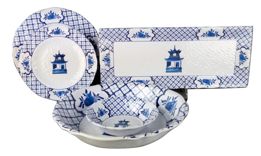 Original Pagoda Melamine Dinnerware Collection