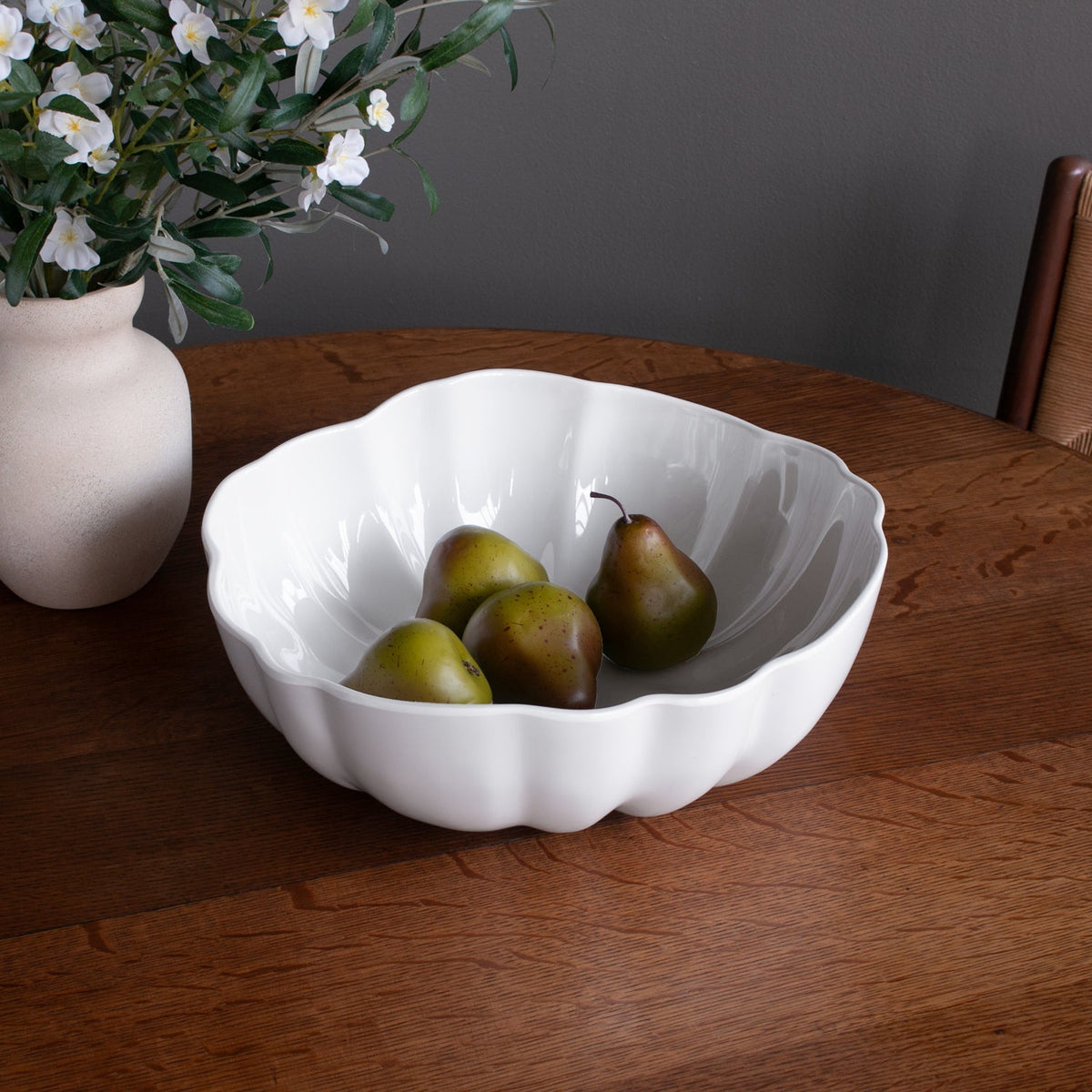 VIDA Havana Rita Large Bowl White