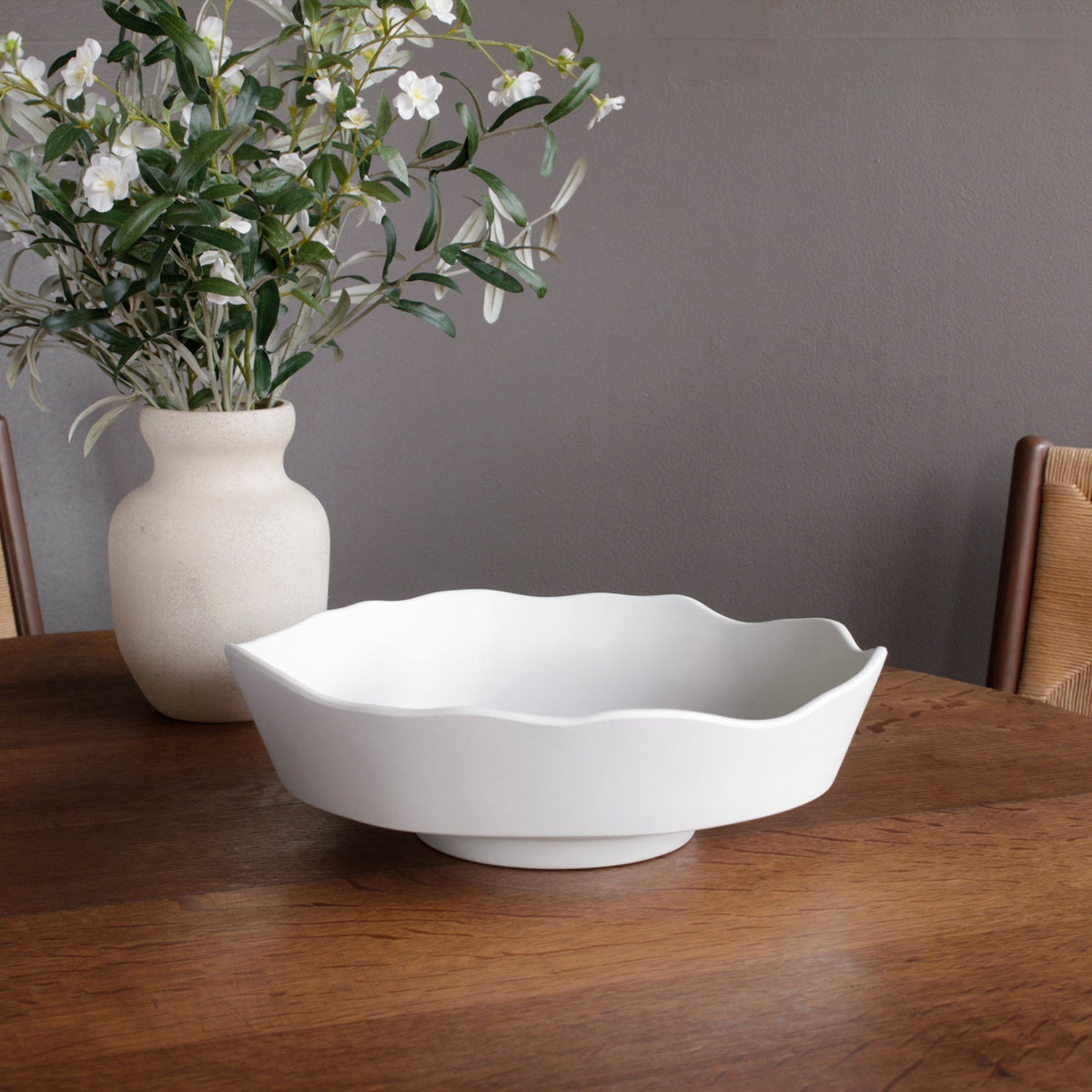 VIDA Nube Dakota Large Bowl White
