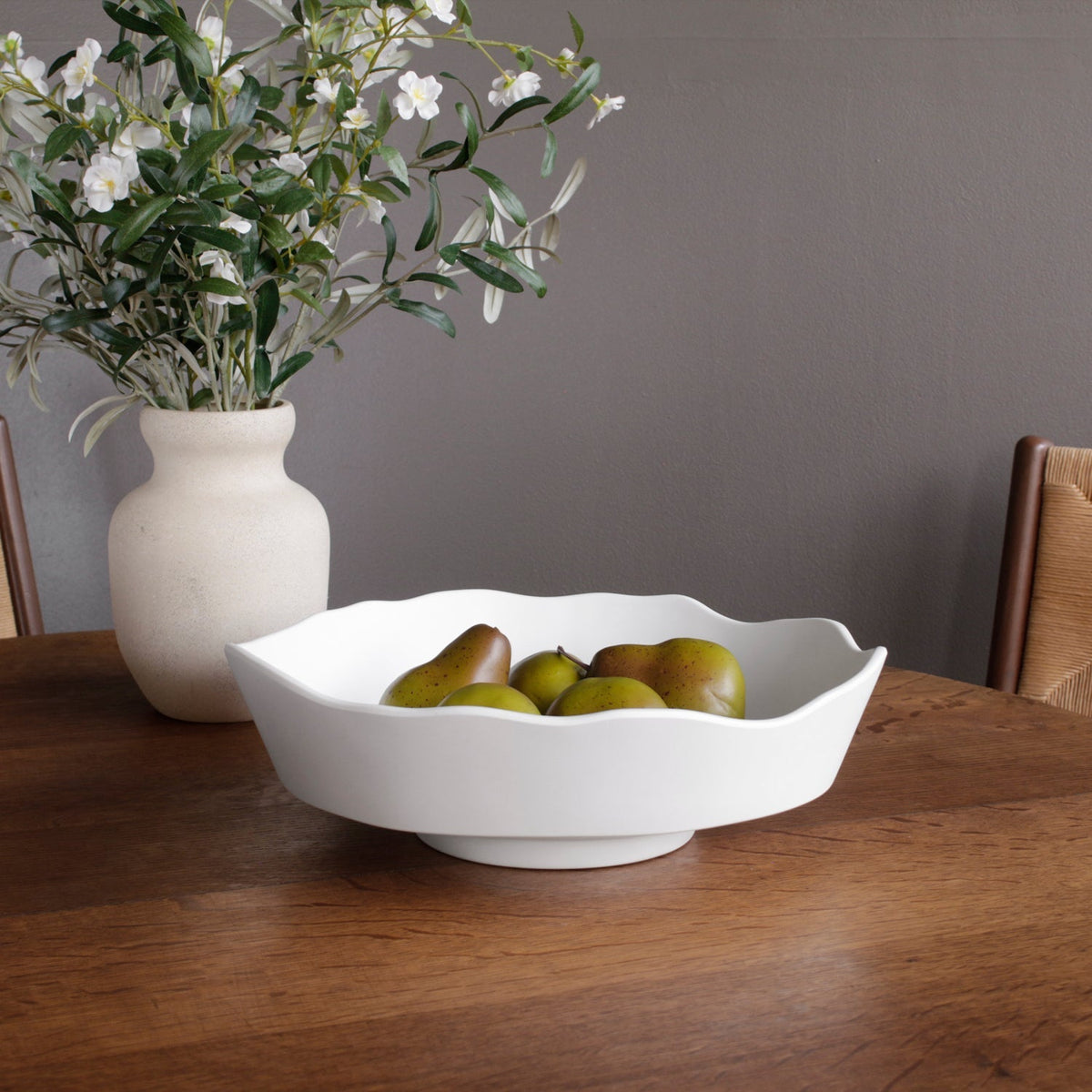 VIDA Nube Dakota Large Bowl White
