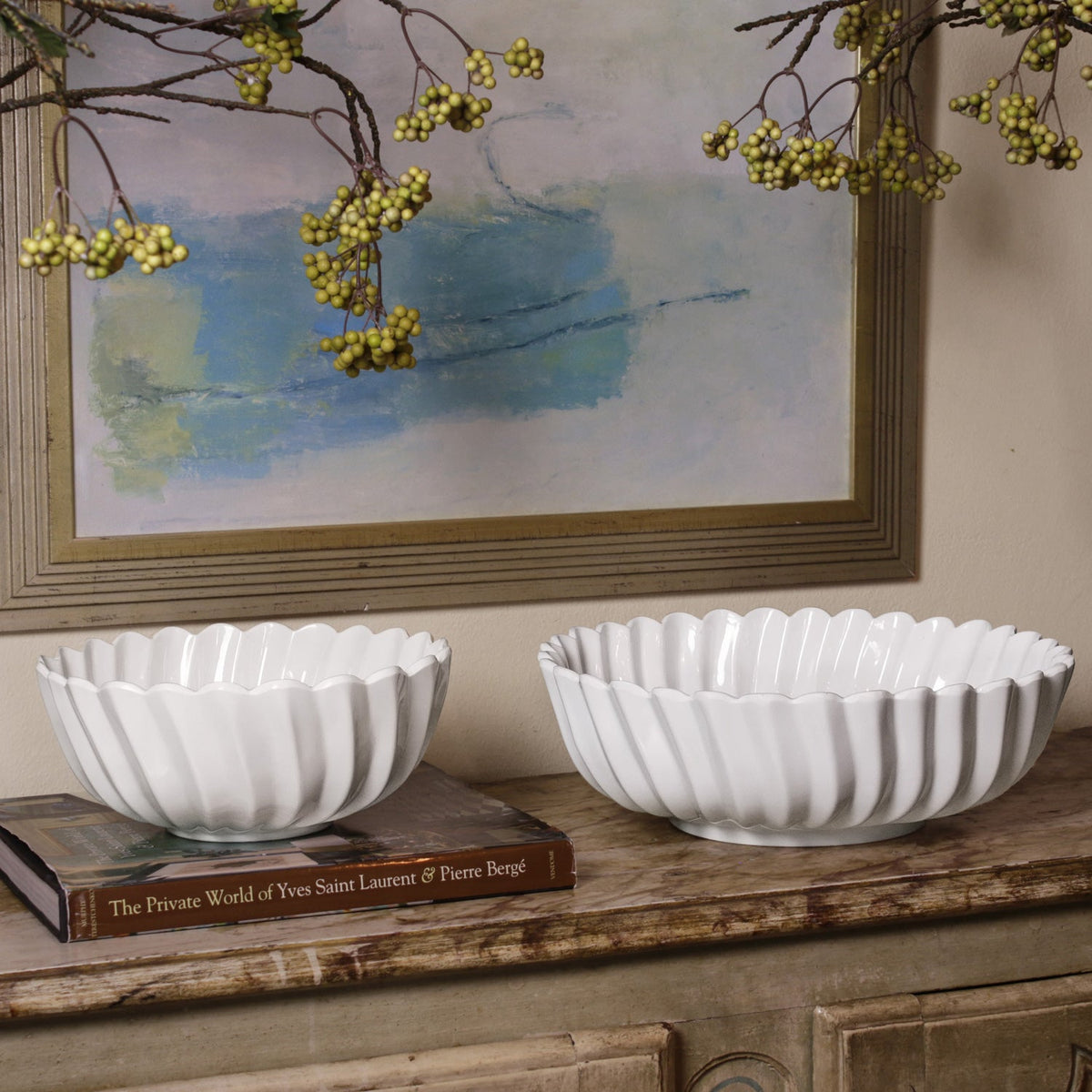 VIDA Vienna Medium Bowl White