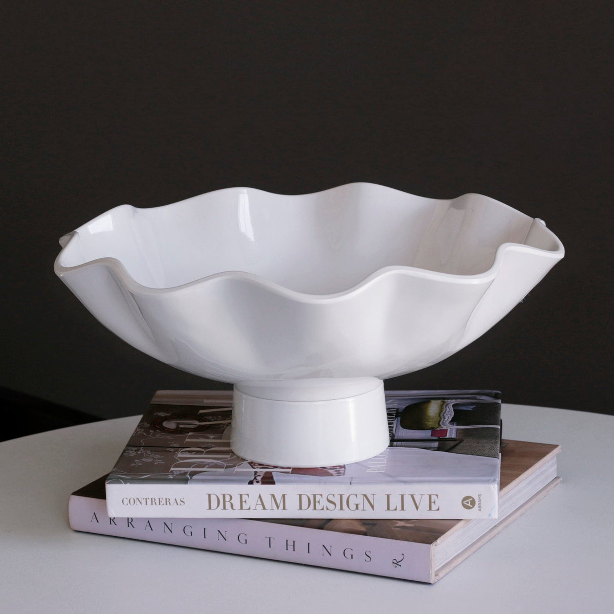 VIDA Havana Carola Large Pedestal White