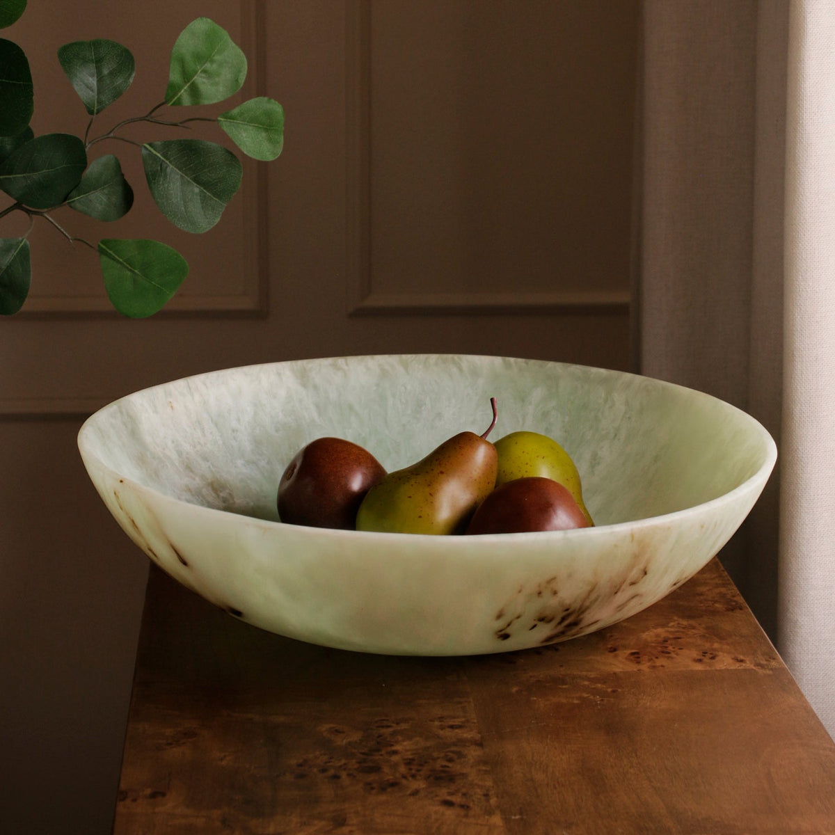 RESIN Giada Centerpiece Jade Swirl