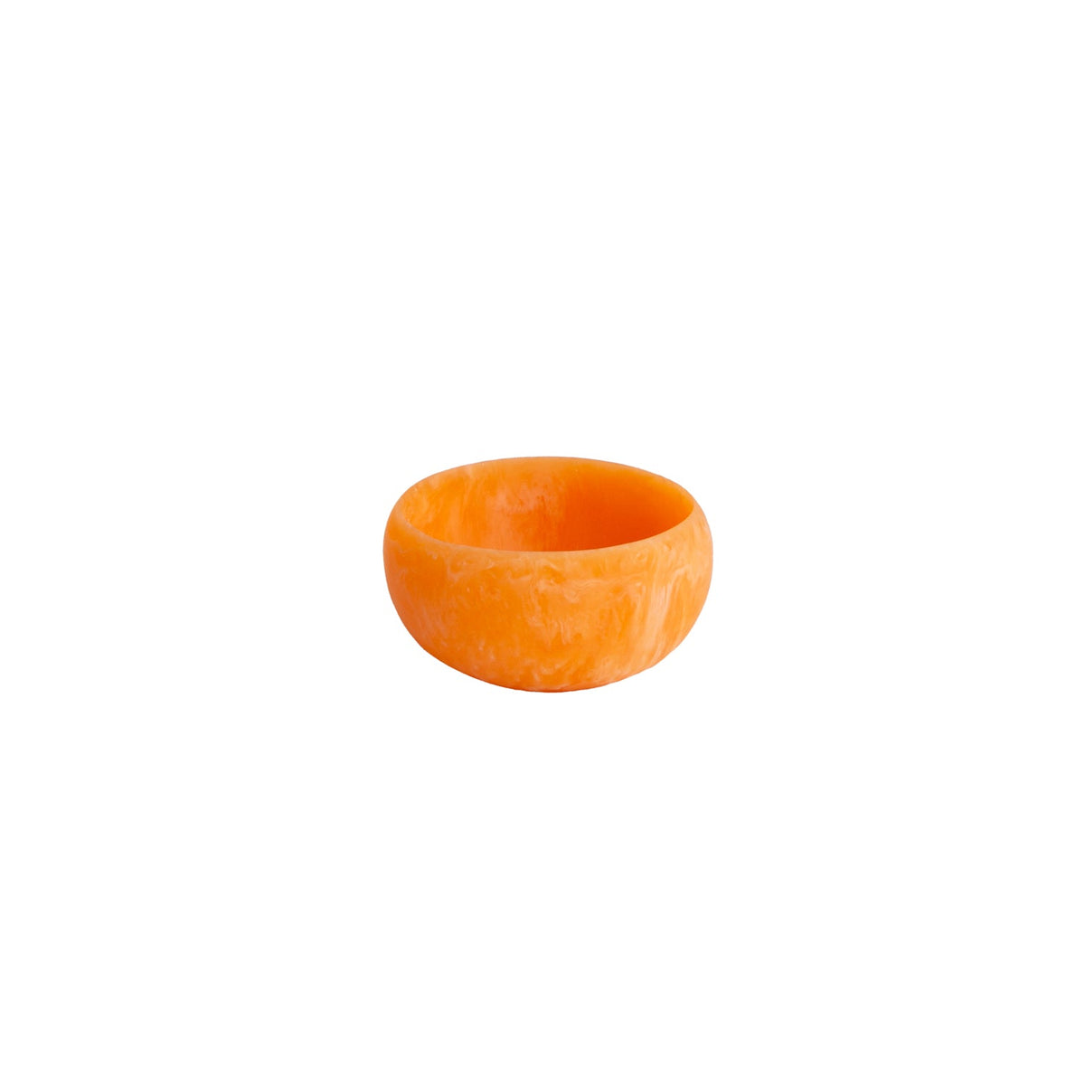 RESIN Sorbet Mini Round Bowl Tangerine
