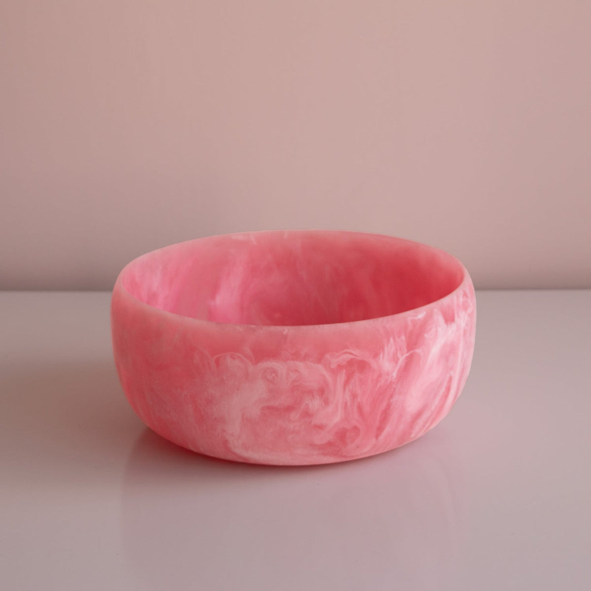 RESIN Sorbet Large Round Bowl Raspberry