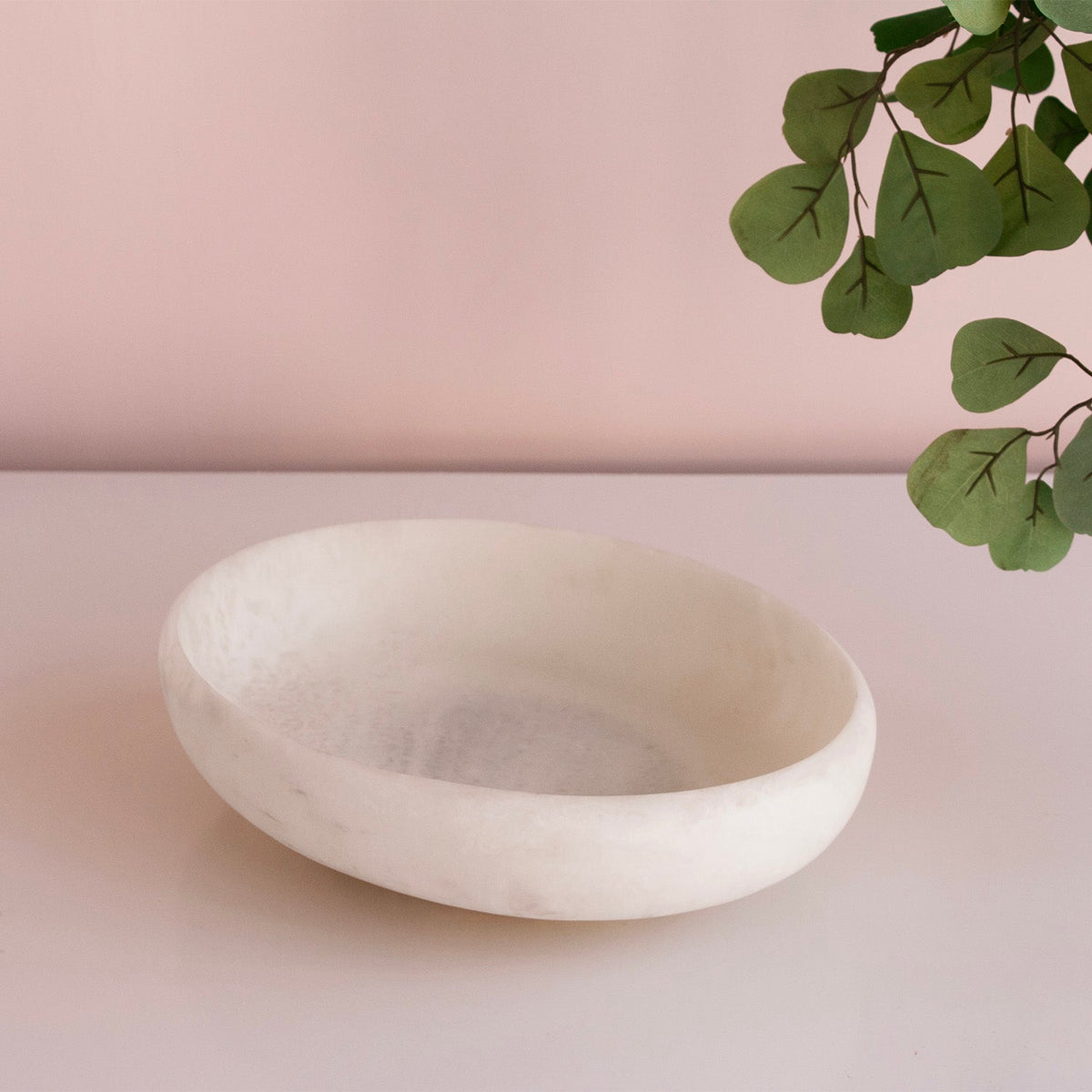 RESIN Sorbet Large Oval Bowl Coconut