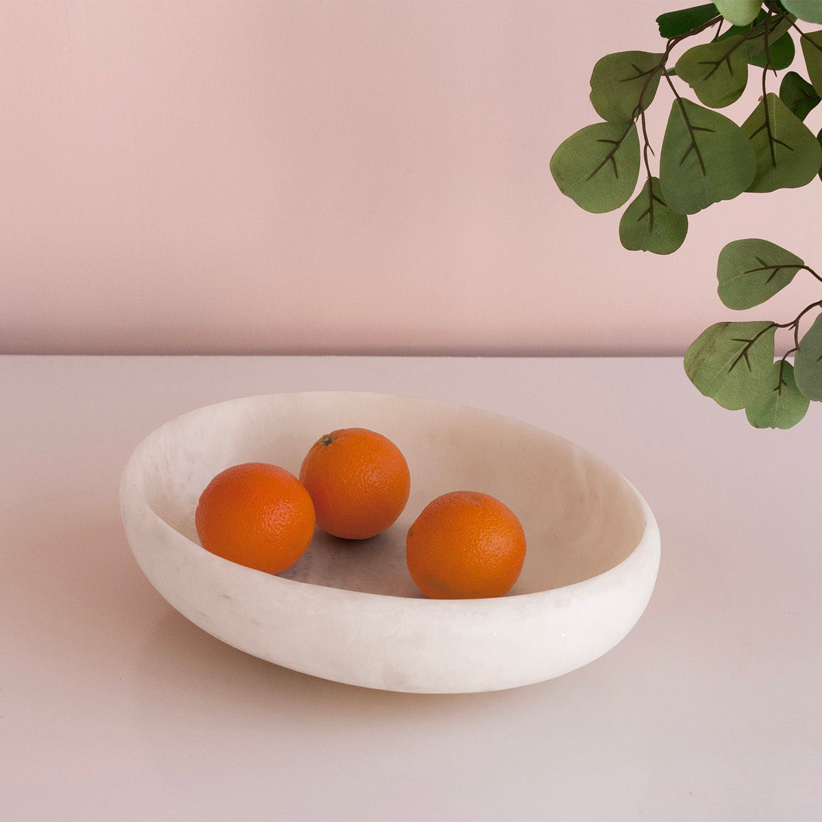 RESIN Sorbet Large Oval Bowl Coconut
