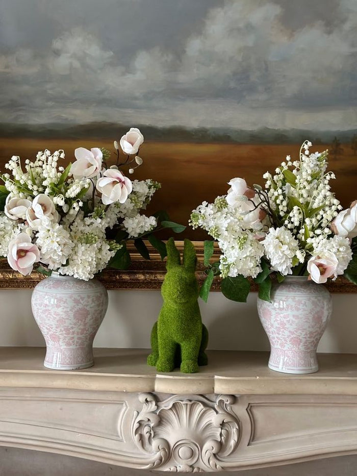 Pink Floral Vase