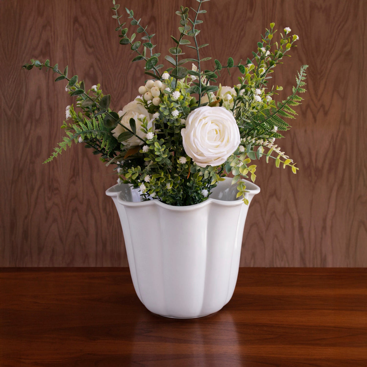 VIDA Amelia Vase White