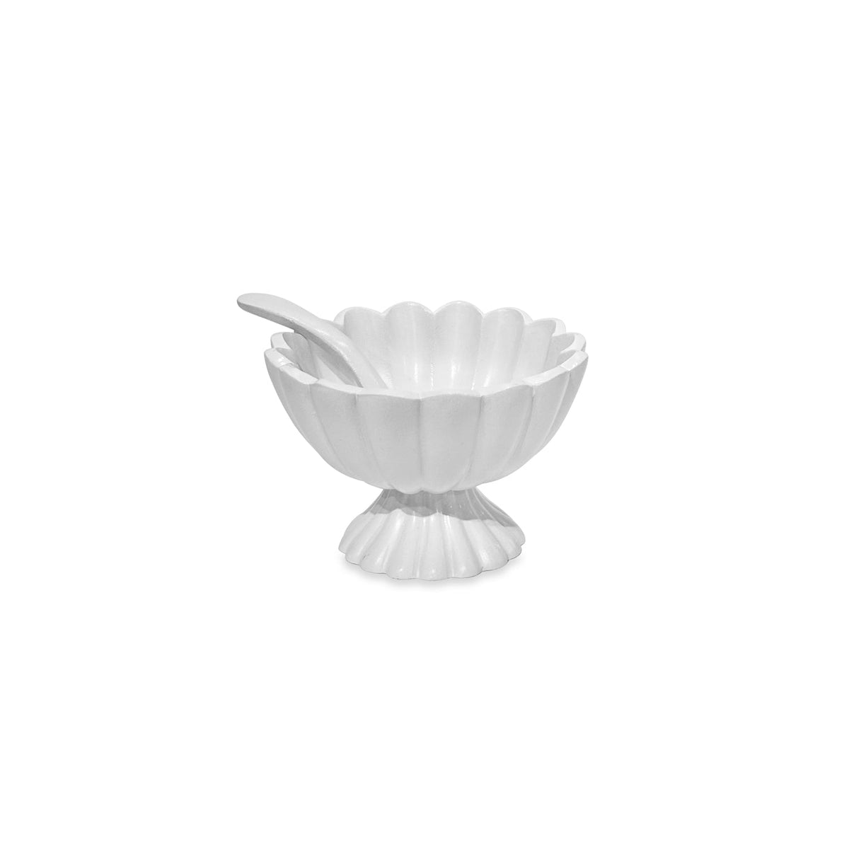 VIDA Vienna Mini Pedestal with Spoon White