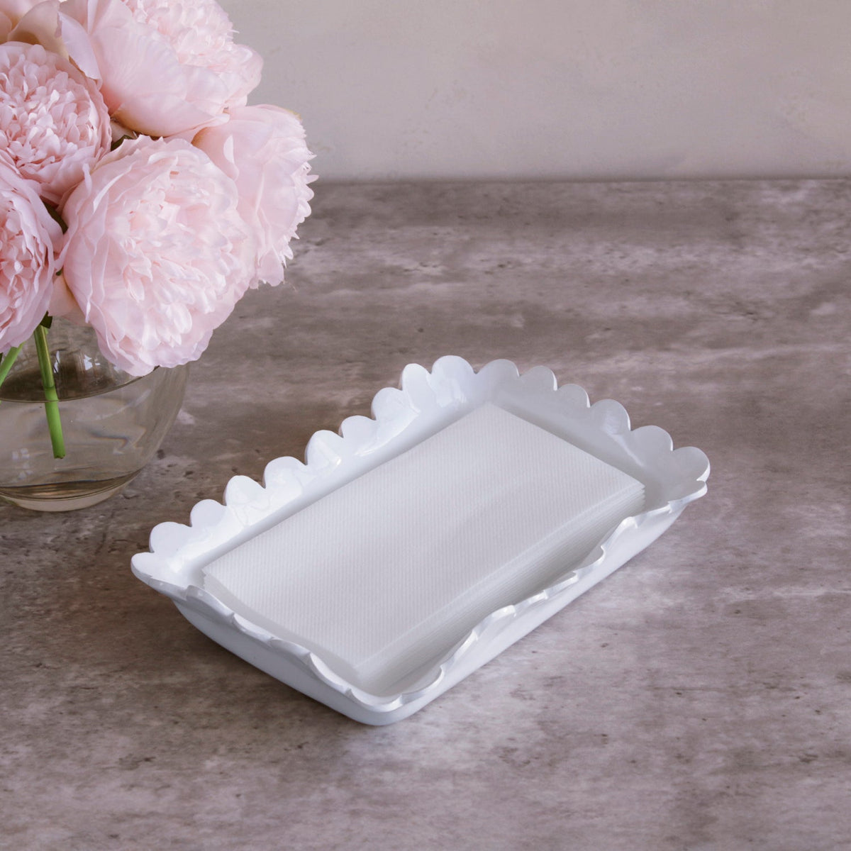 VIDA Colette Guest Towel Holder (White)