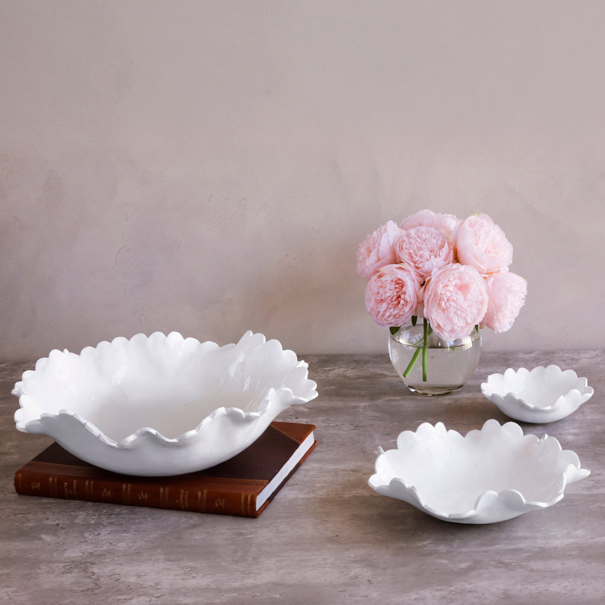 VIDA Colette Mini Bowls Set of 4 (White)